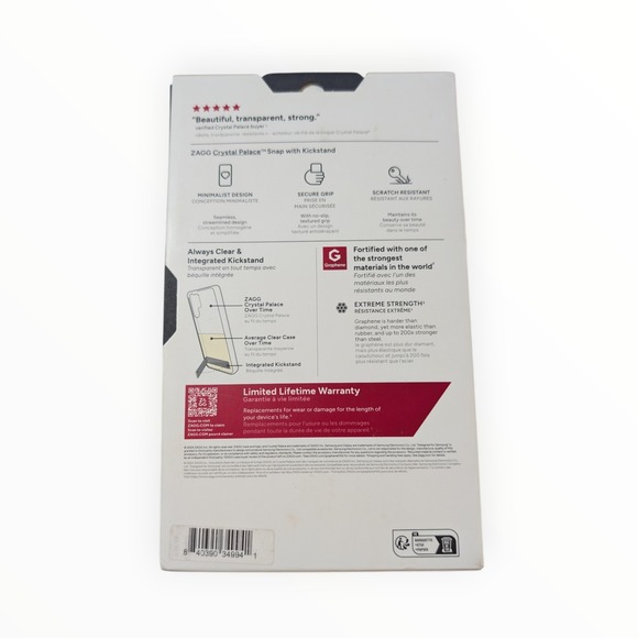 D5-O ZAGG Crystal Palace Snap Series Case for Samsung Galaxy S25+ (Clear) - Picture 2 of 2